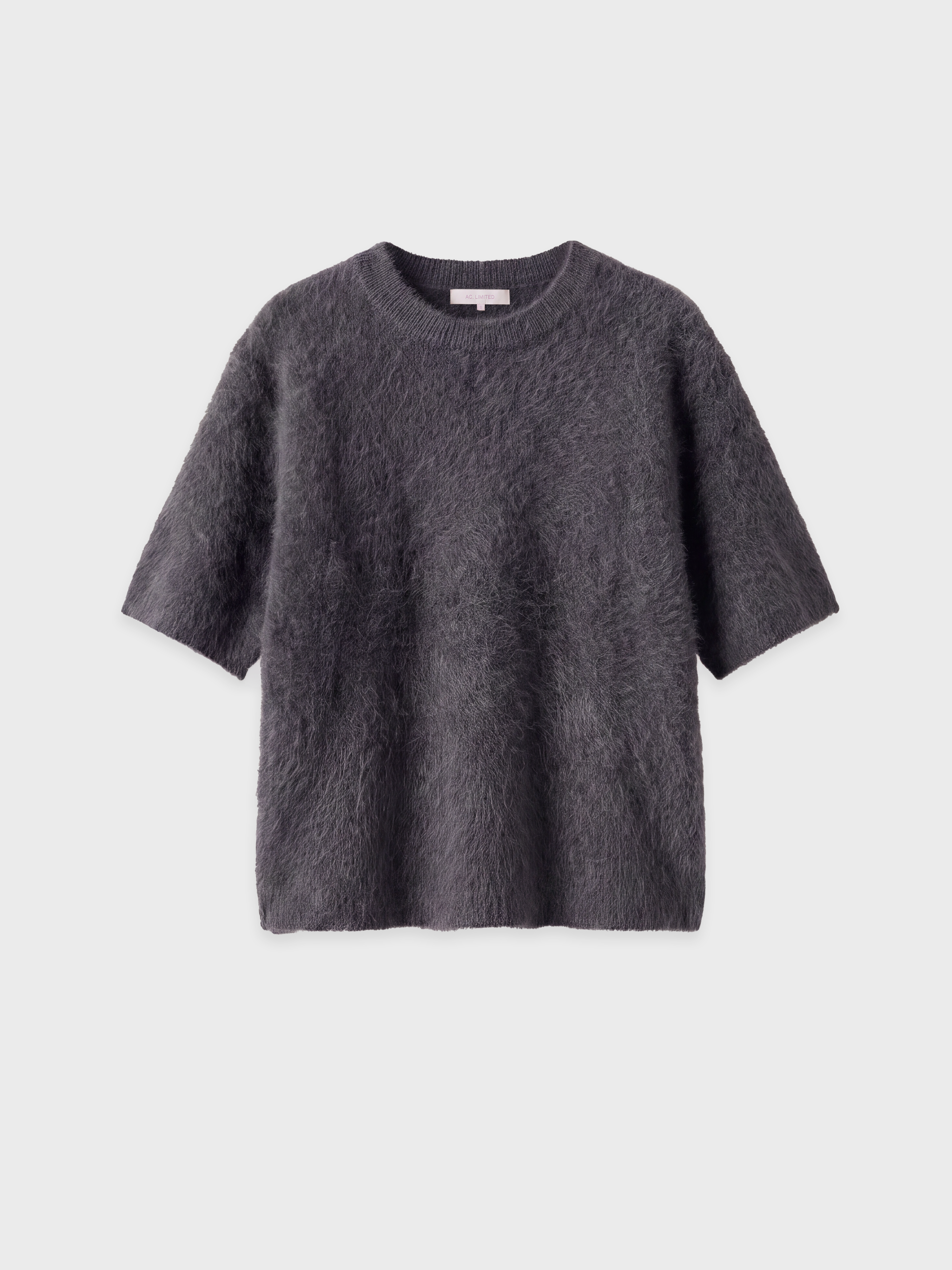 absolut-jenna-pull-aus-geb-rstetem-kaschmir-oversize-kurzarm-grau image 1