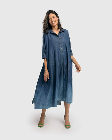 alembika-luz-ombr-trapeze-maxi-dress-denim image 5