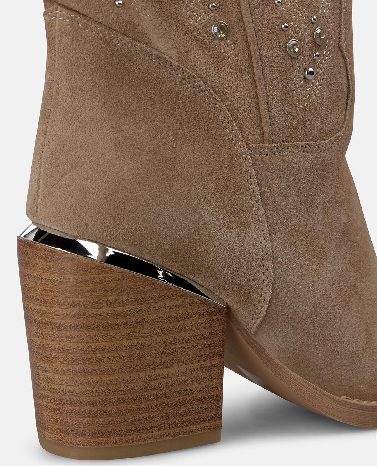 alma-en-pena-cowboy-stiefel-velours-vis-n-7-5-cm-blockabsatz image 4
