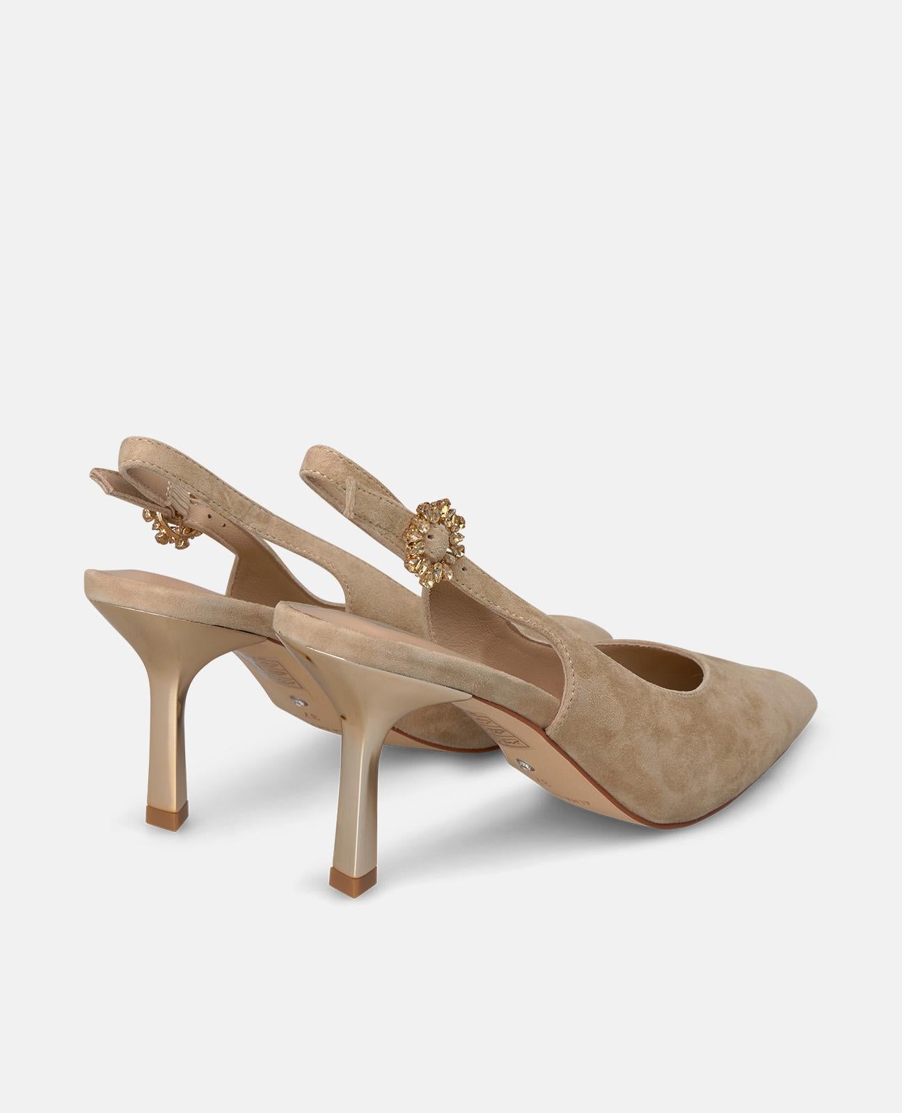 alma-en-pena-suede-open-heeled-shoe-slingpumps-wildleder-8-cm-arena image 3
