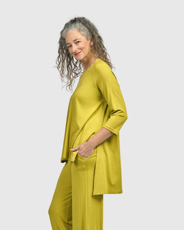 alembika-essential-hi-lo-top-lime-tunika-oberteil image 2