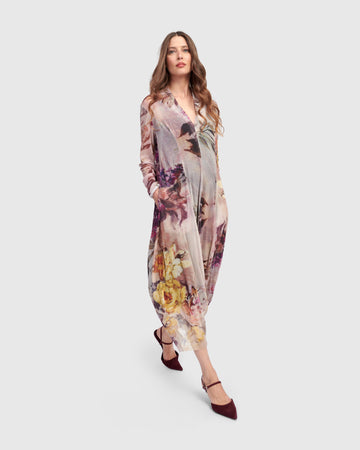alembika-ella-cocoon-kleid-floral-midi image 6