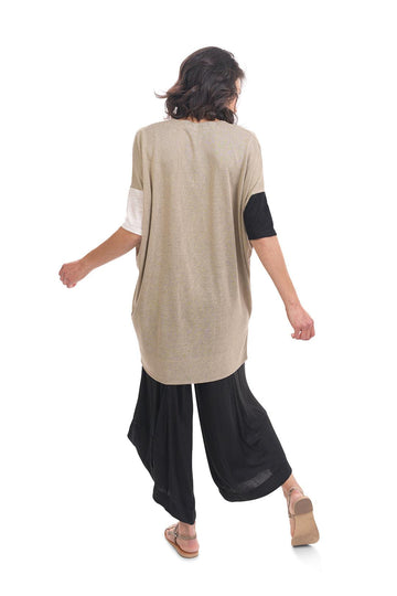 alembika-colorblock-tunika-top-sand-multi image 4