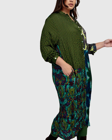 alembika-katrine-crinkle-shirtkleid-damen-mix image 5