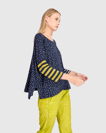 alembika-starry-skies-boxy-tee-damen-t-shirt-navy image 4