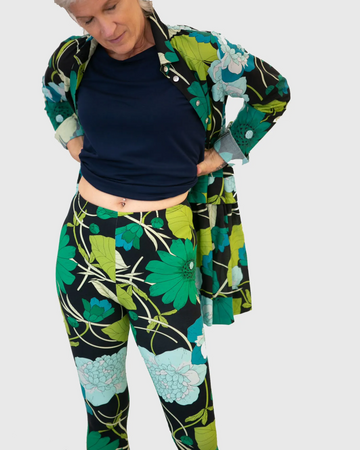 alembika-garden-leggings-floral-damen-leggings-gr-n-navy image 2