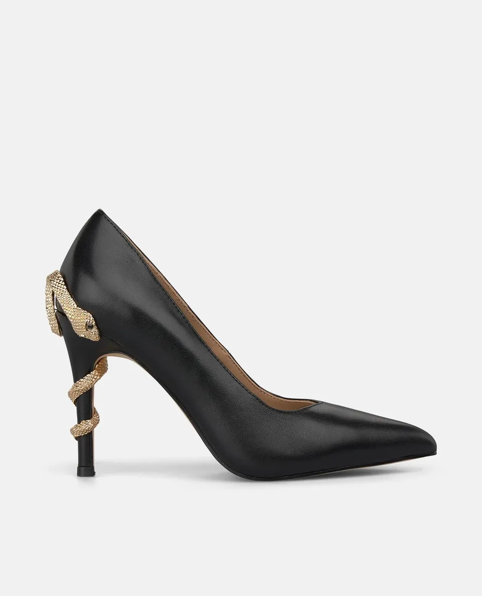 alma-en-pena-alfa-64167-leder-pumps-mit-schlangenprint-schwarz-10-cm image 1