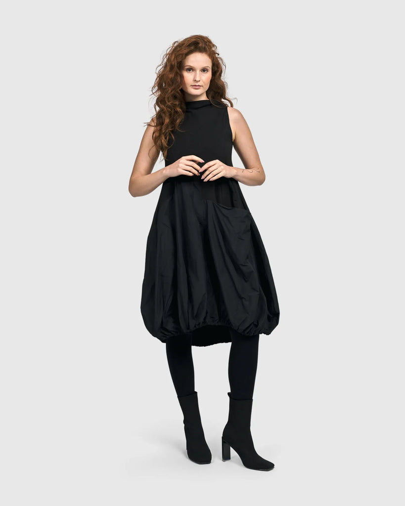 alembika-urban-spectre-rmelloses-kleid-black image 1