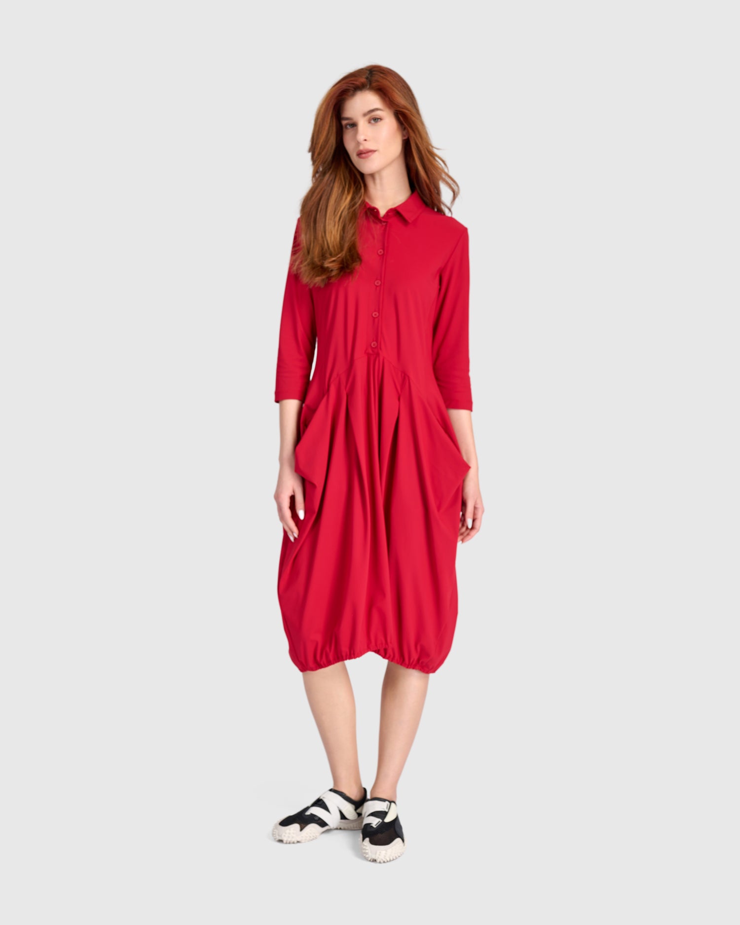 alembika-essential-tekbika-signature-pocket-dress-red image 7