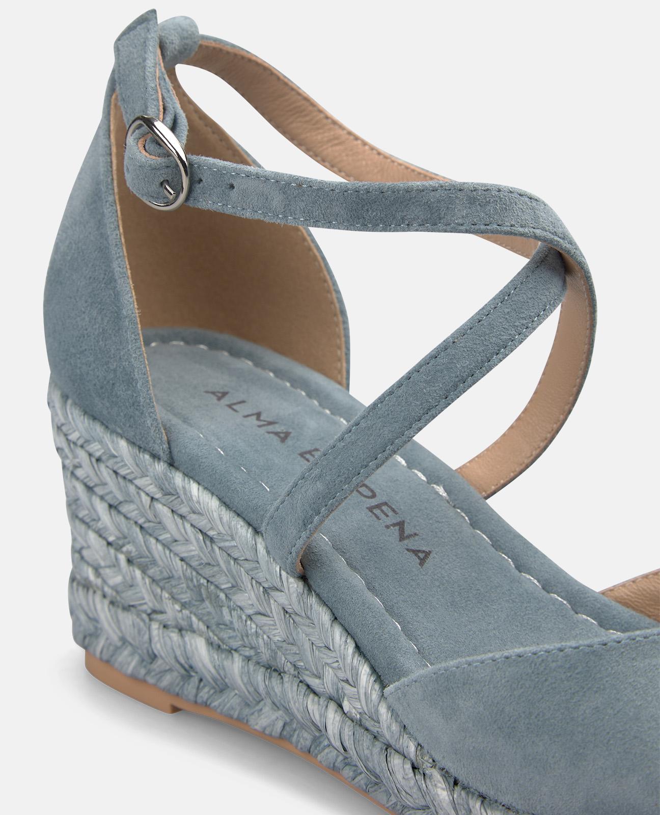 alma-en-pena-esparto-keilschuh-blau-keilsandalette-6-5-cm-mit-kn-chelriemen image 4