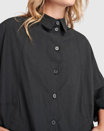 alembika-urban-oversized-circle-shirt-schwarz image 8
