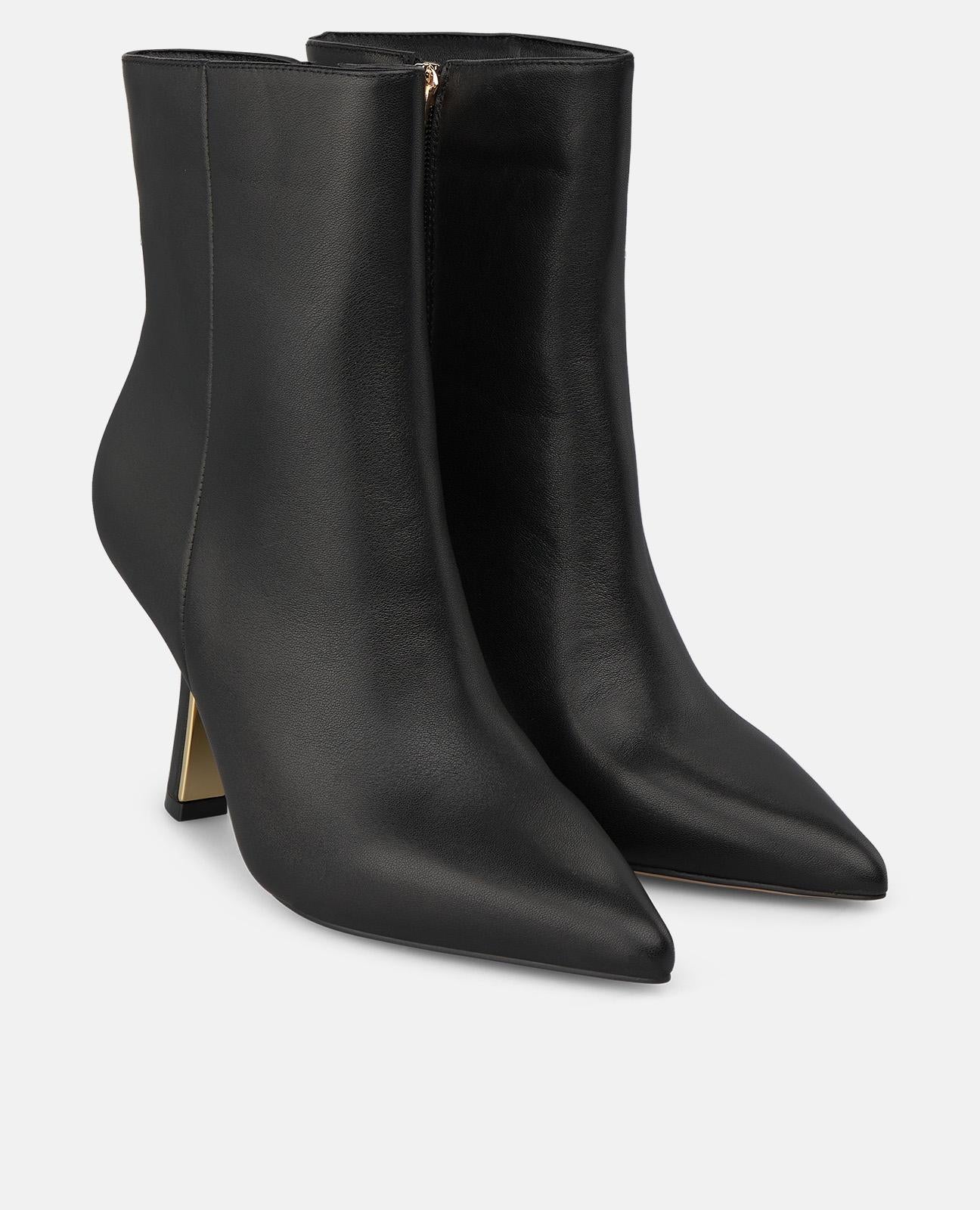alma-en-pena-nappa-leder-stiefeletten-mit-rei-verschluss-schwarz-8-5-cm-trichter image 2
