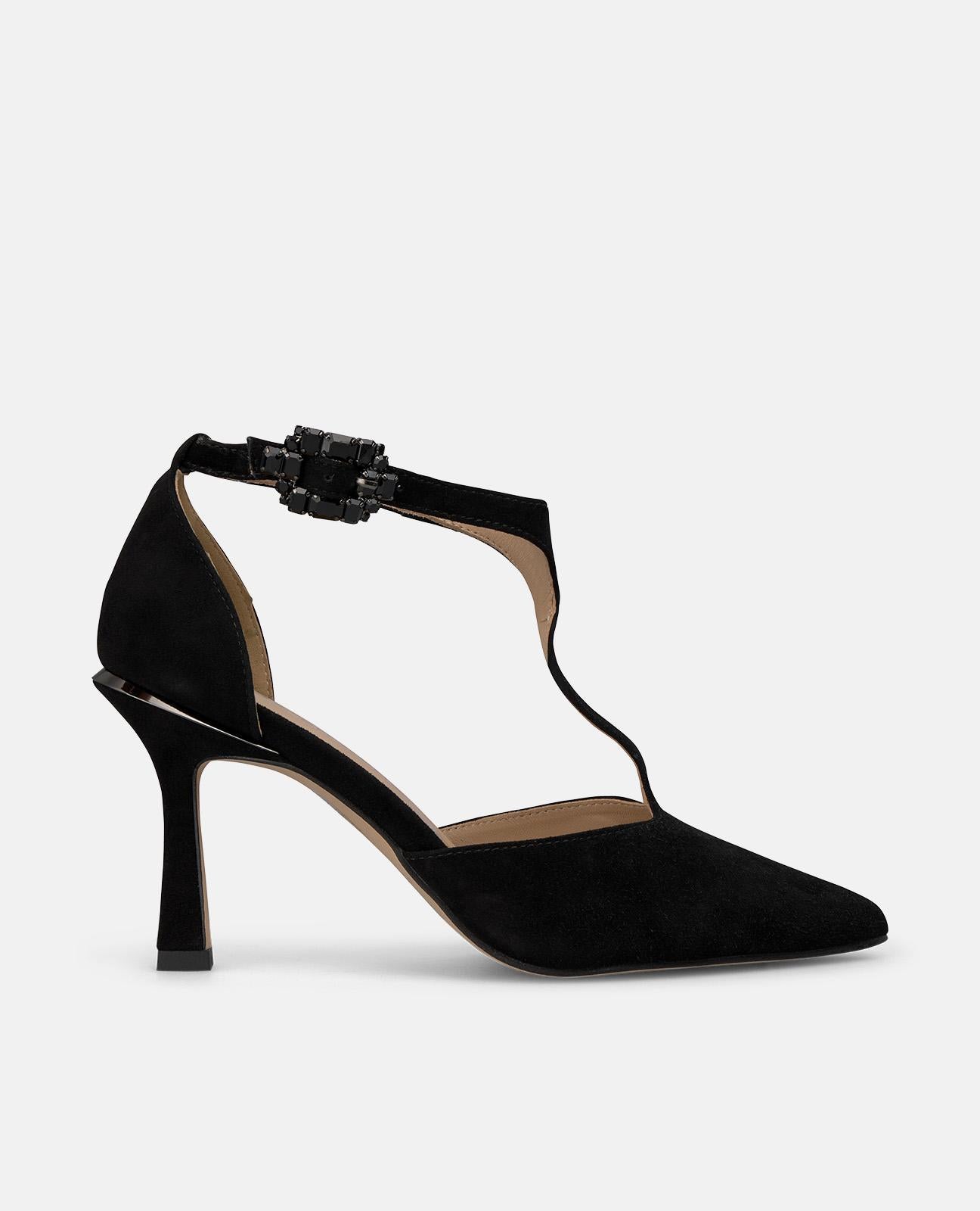 alma-en-pena-high-heel-pumps-mit-schmuckschnalle-schwarz-9-cm image 1