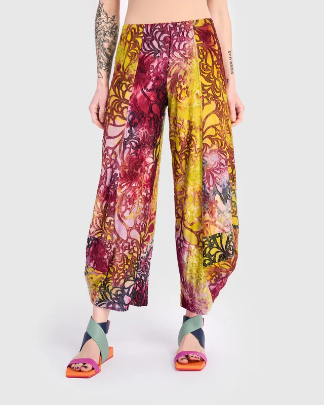 alembika-groove-punto-hose-laterne-raspberry-gold image 1