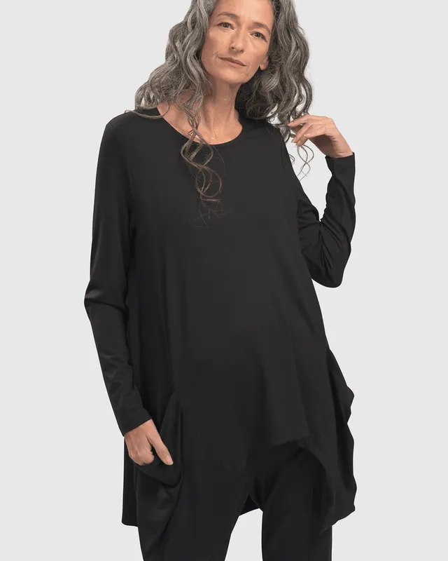 alembika-essential-pocket-tunic-black-tunika image 1