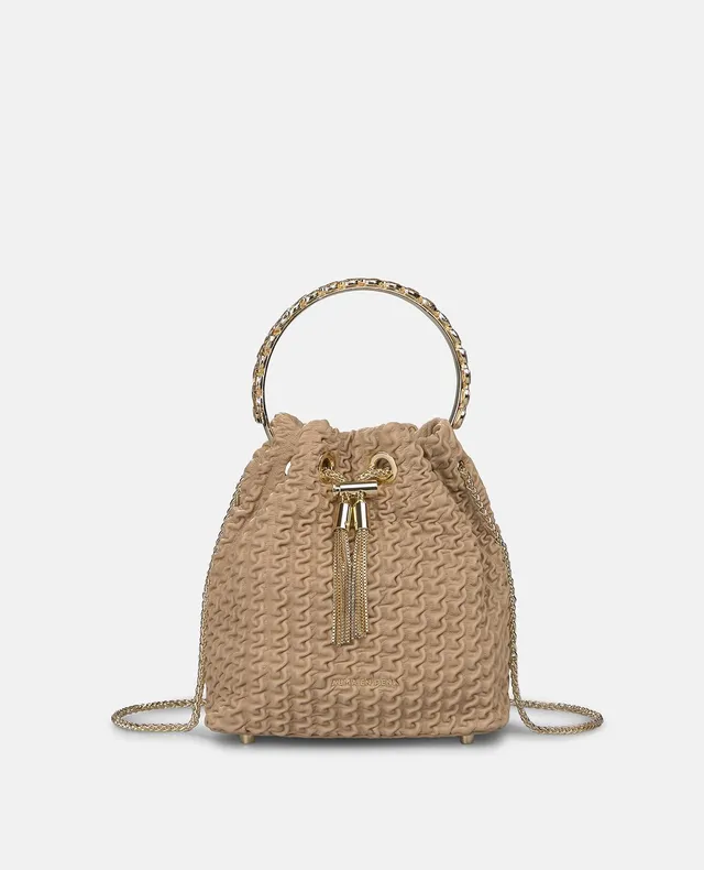 alma-en-pena-bowler-tasche-leder-strassgriff-kette-arena image 1