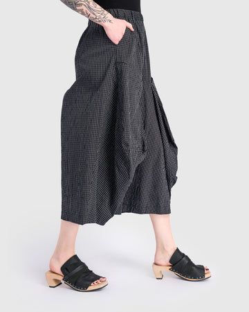 alembika-urban-taffeta-harem-pants-grid-high-rise-hose-mit-taschen image 3