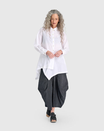 alembika-urban-taffeta-harem-pants-grid-high-rise-hose-mit-taschen image 8