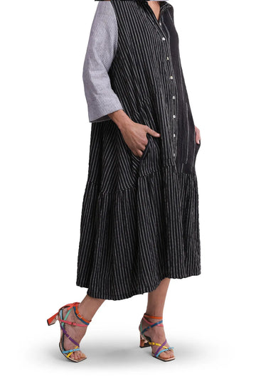 alembika-mixed-stripe-shirtdress-hemdblusenkleid image 3