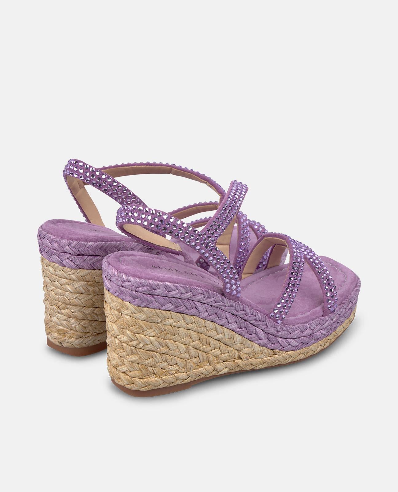 alma-en-pena-keilsandalette-mit-strass-violett-9-8-cm image 3