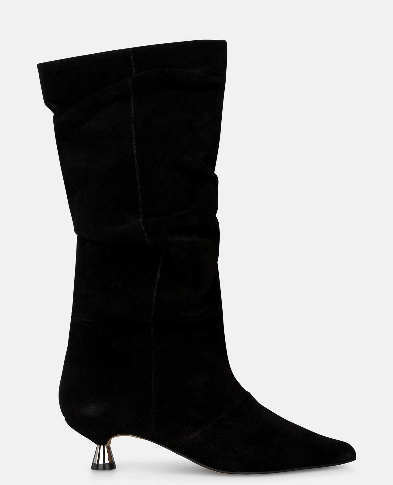 alma-en-pena-suede-stiefel-chupete-absatz-schwarz-4-cm image 1