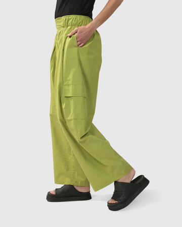 alembika-city-sizzle-cargo-hose-lime-wide-leg-aus-baumwolle-sp427l image 2