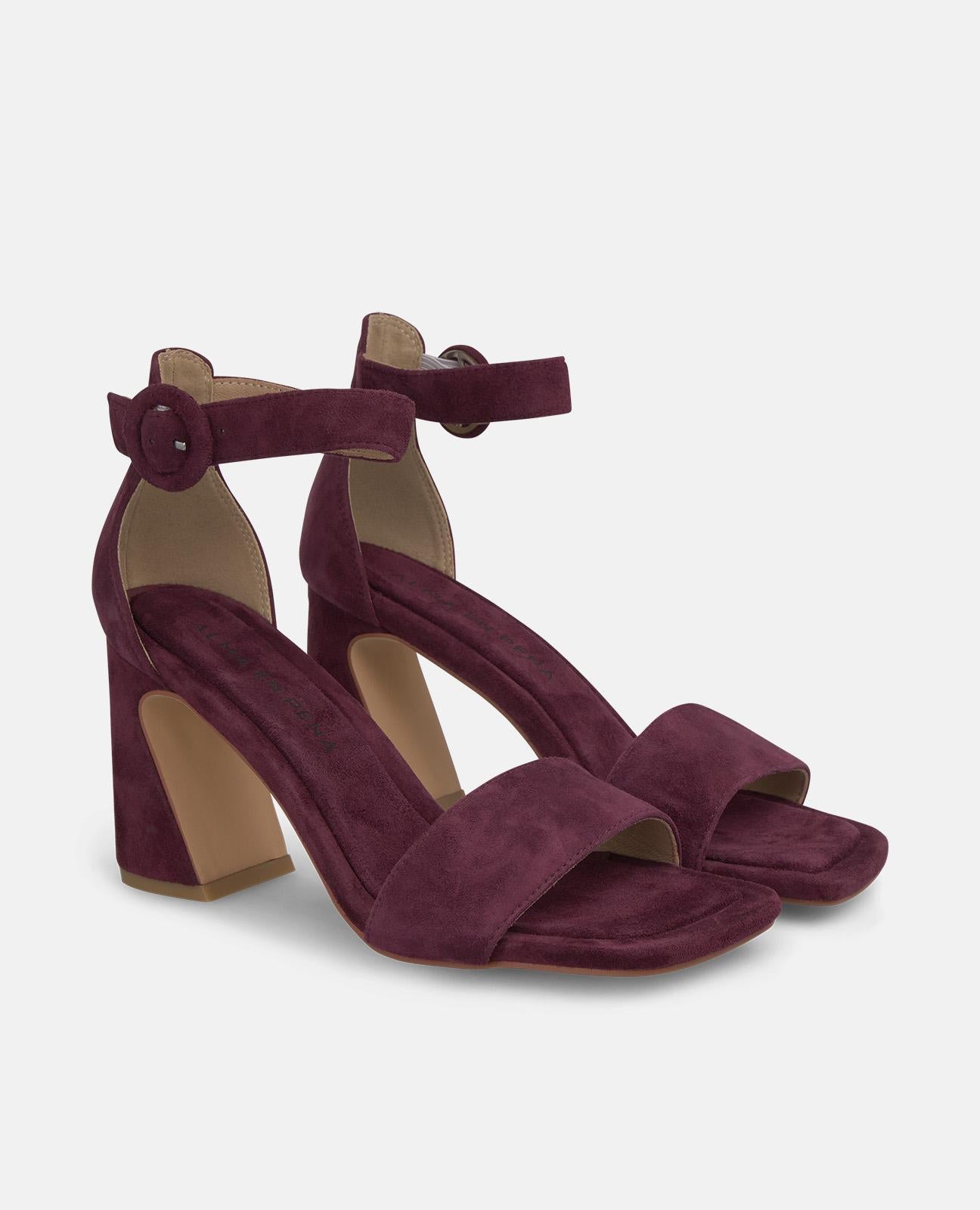 alma-en-pena-heel-bracelet-sandal-riemchensandalette-in-bordeaux-mit-8-3-cm-absa image 2