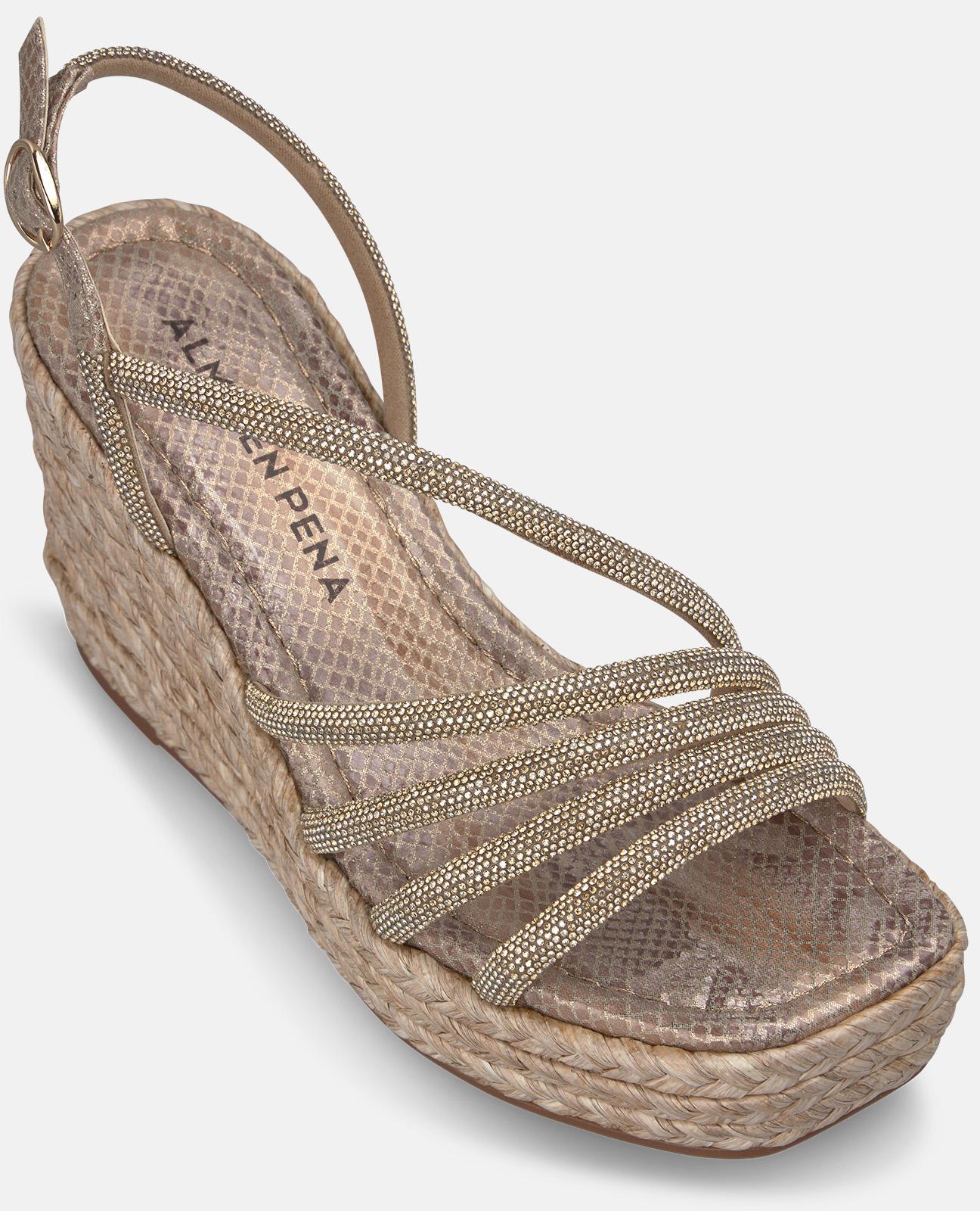 alma-en-pena-esparto-keilsandaletten-camel-mit-9-cm-keilabsatz image 4