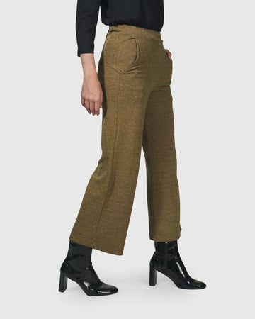alembika-essential-cropped-pants-damen-hose-honey image 3