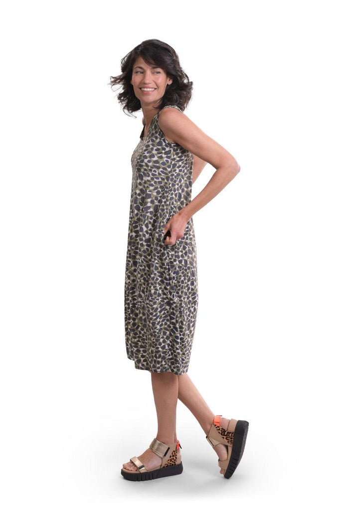 alembika-confetti-cocoon-dress-sage-kleid image 1