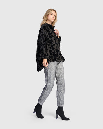 alembika-onyx-easy-shirt-crescent-bluse-mit-samtpunkten image 7