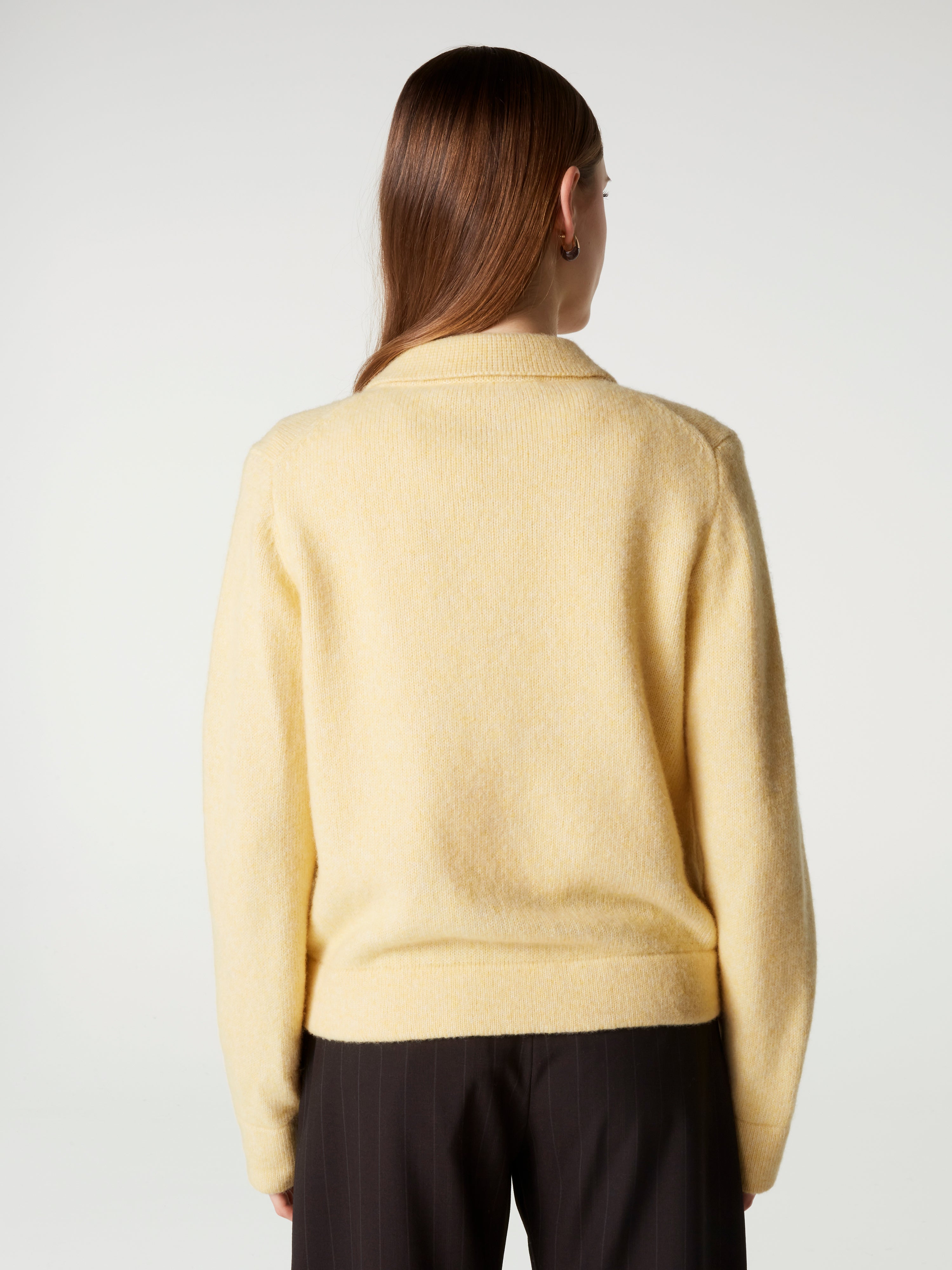 absolut-maiwen-wolljacke-damen-hellgelb-hemdkragen image 4
