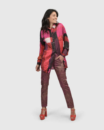 alembika-sunset-strip-button-down-hemd-magenta image 3