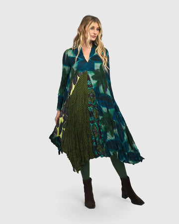 alembika-lavinia-midi-kleid-kornblume image 3