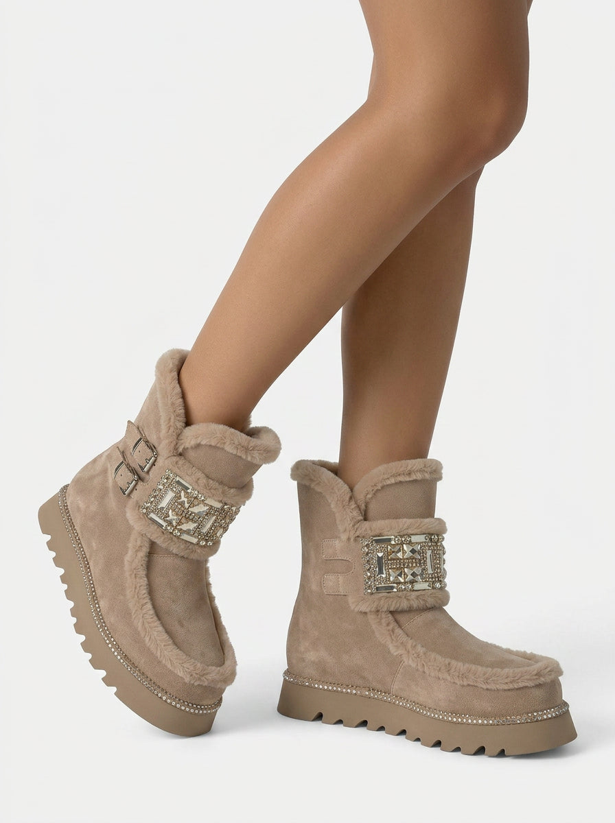 alma-en-pena-apr-s-ski-boots-veloursleder-vison-mit-schmuck-3-cm image 5