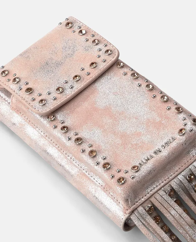 alma-en-pena-natalia-clutch-rosa-strass-umh-ngetasche-leder image 1