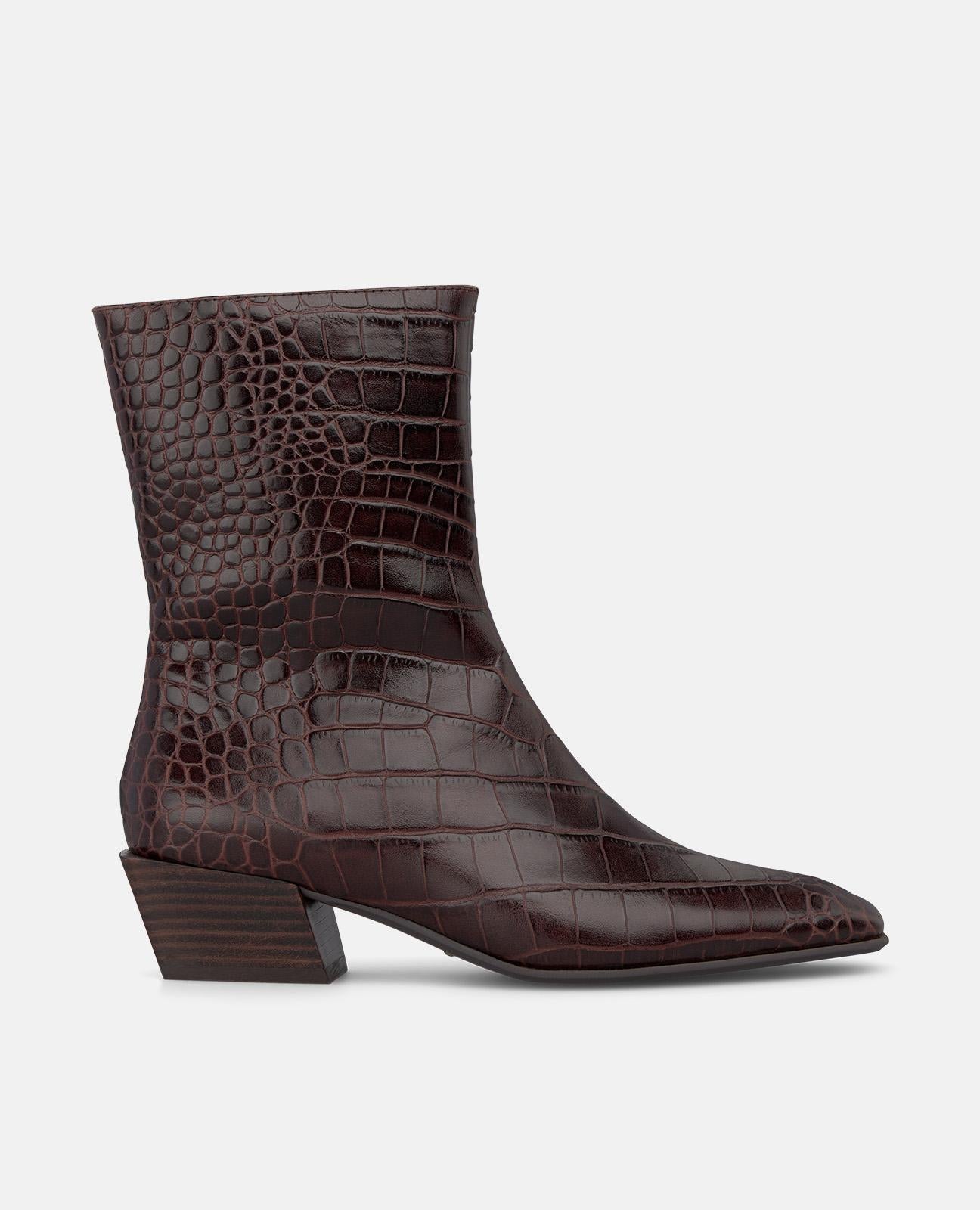 alma-en-pena-animal-print-stiefelette-braun-4-cm-blockabsatz image 1