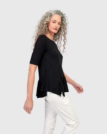alembika-addison-flouncy-tee-schwarz-jersey-shirt image 5