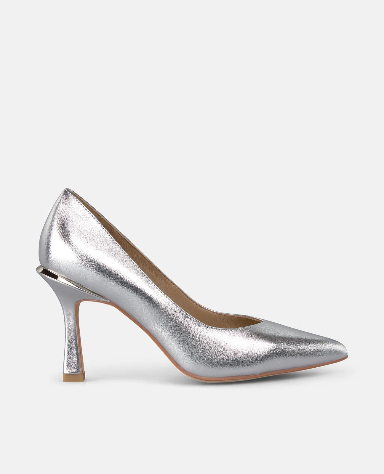 alma-en-pena-spitze-stiletto-pumps-silber-mit-9-cm-absatz image 1