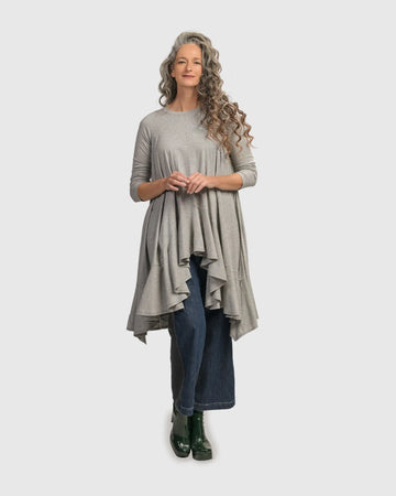 alembika-urban-spice-of-life-hi-lo-trapeze-top-grey-tunika image 2