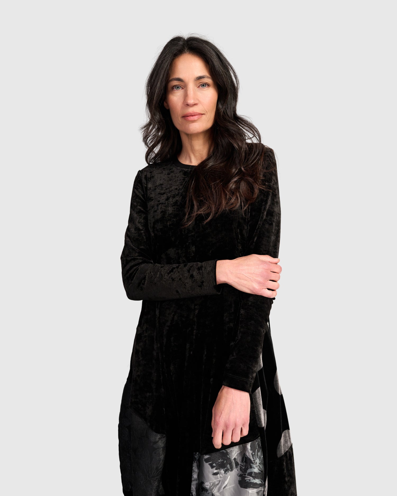 alembika-mercury-cocoon-dress-black-silver-kleid image 3