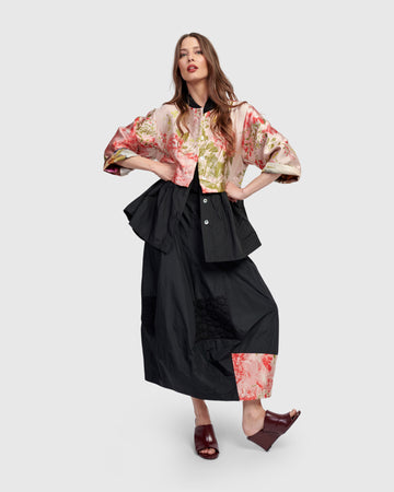 alembika-sweetheart-peplum-jacke-damen-roses image 8