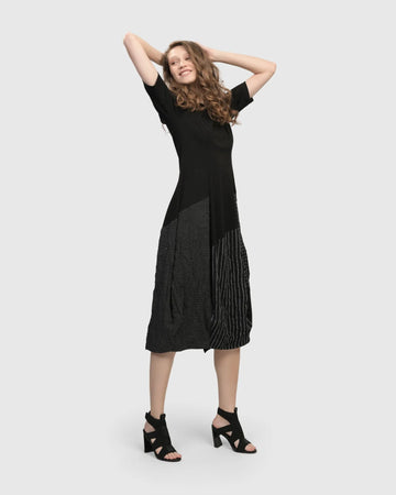 alembika-hera-t-shirt-cocoon-dress-mix-kurzarm-jerseykleid image 5