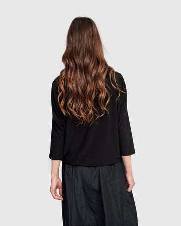 alembika-sage-pullover-top-bloom-3-4-arm-shirt image 4