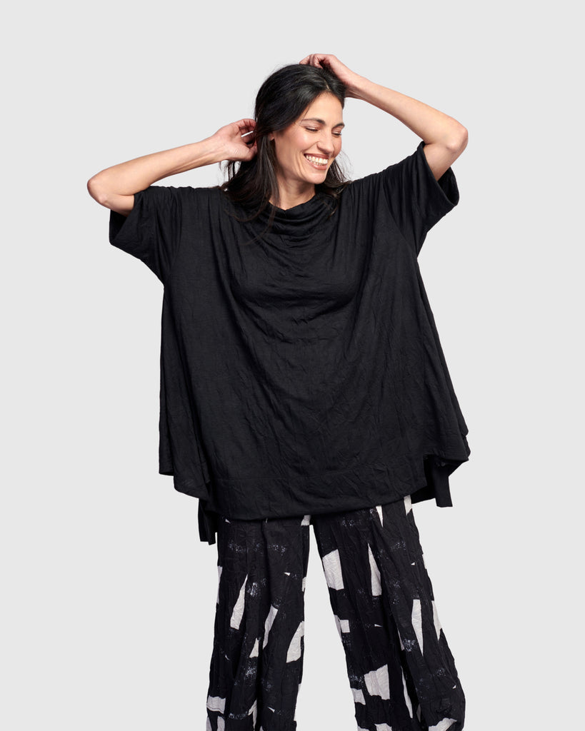 alembika-nightline-trapeze-top-schwarz image 1