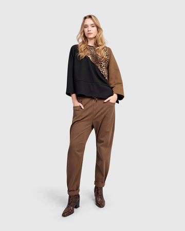 alembika-urban-wildling-crewneck-top-mix-damen-sweatshirt image 3