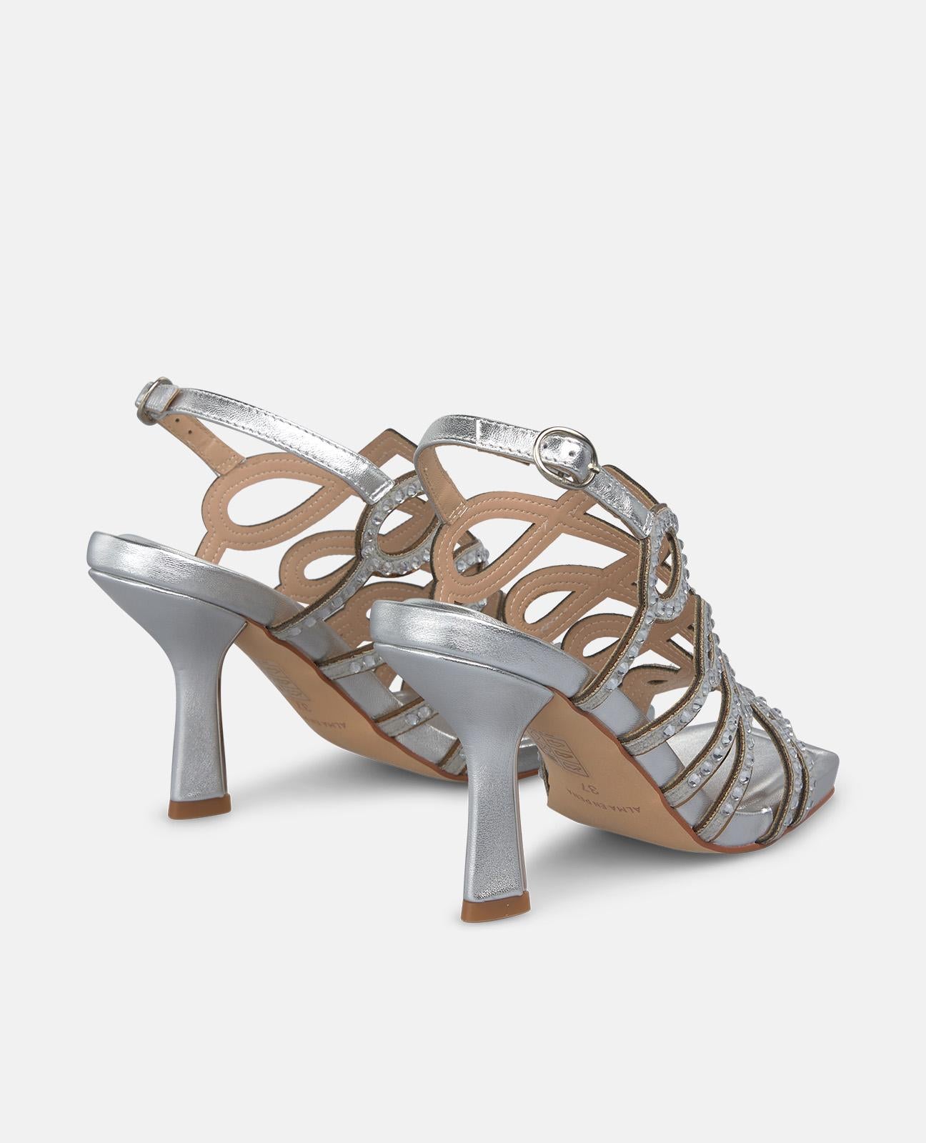alma-en-pena-sandaletten-mit-absatz-und-strass-silber-mit-9-cm-stiletto image 3
