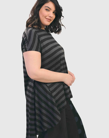 alembika-urban-hi-lo-top-stripe-baumwoll-top-mit-taschen image 3
