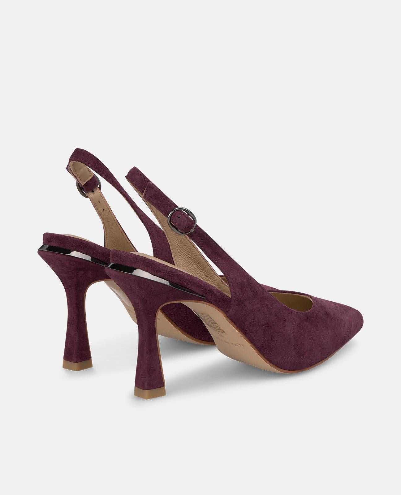 alma-en-pena-pumps-spitz-mit-schnalle-9-cm-bordeaux image 3