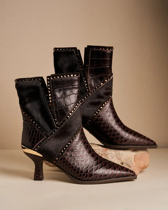 alma-en-pena-alfa-64010-nieten-stiefelette-6-cm-kroko-braun image 1